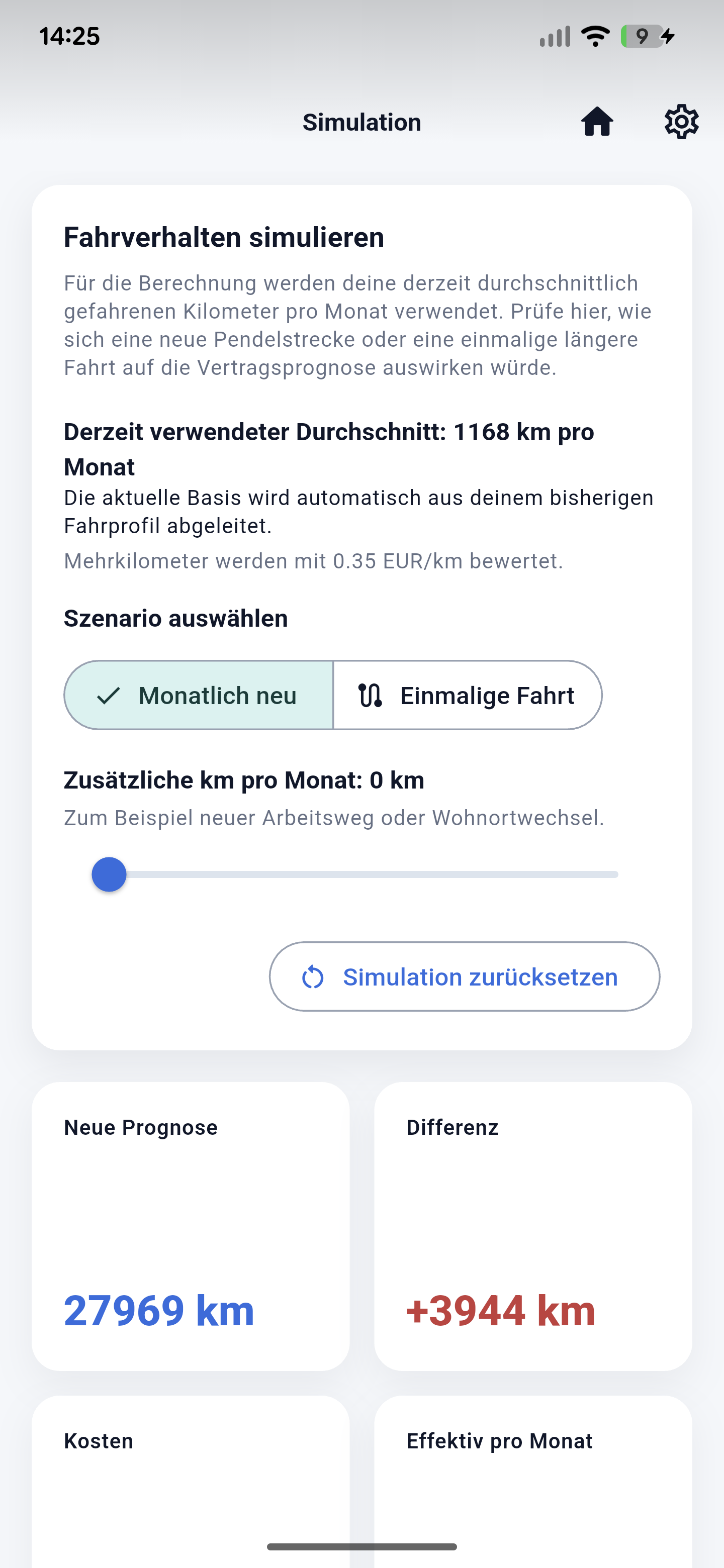 Screenshot einer Export- oder Auswertungsansicht